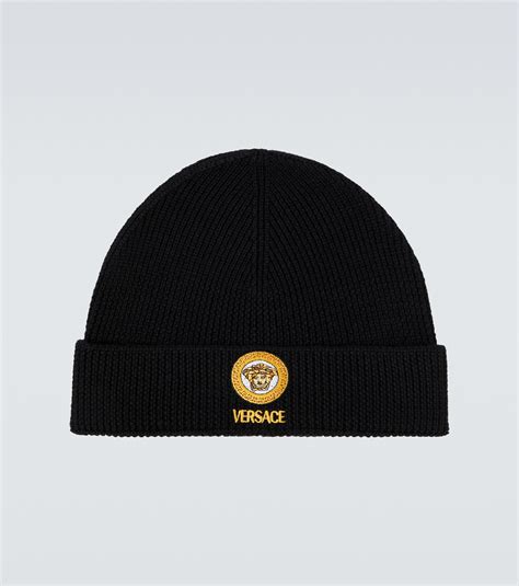 versace beanie.